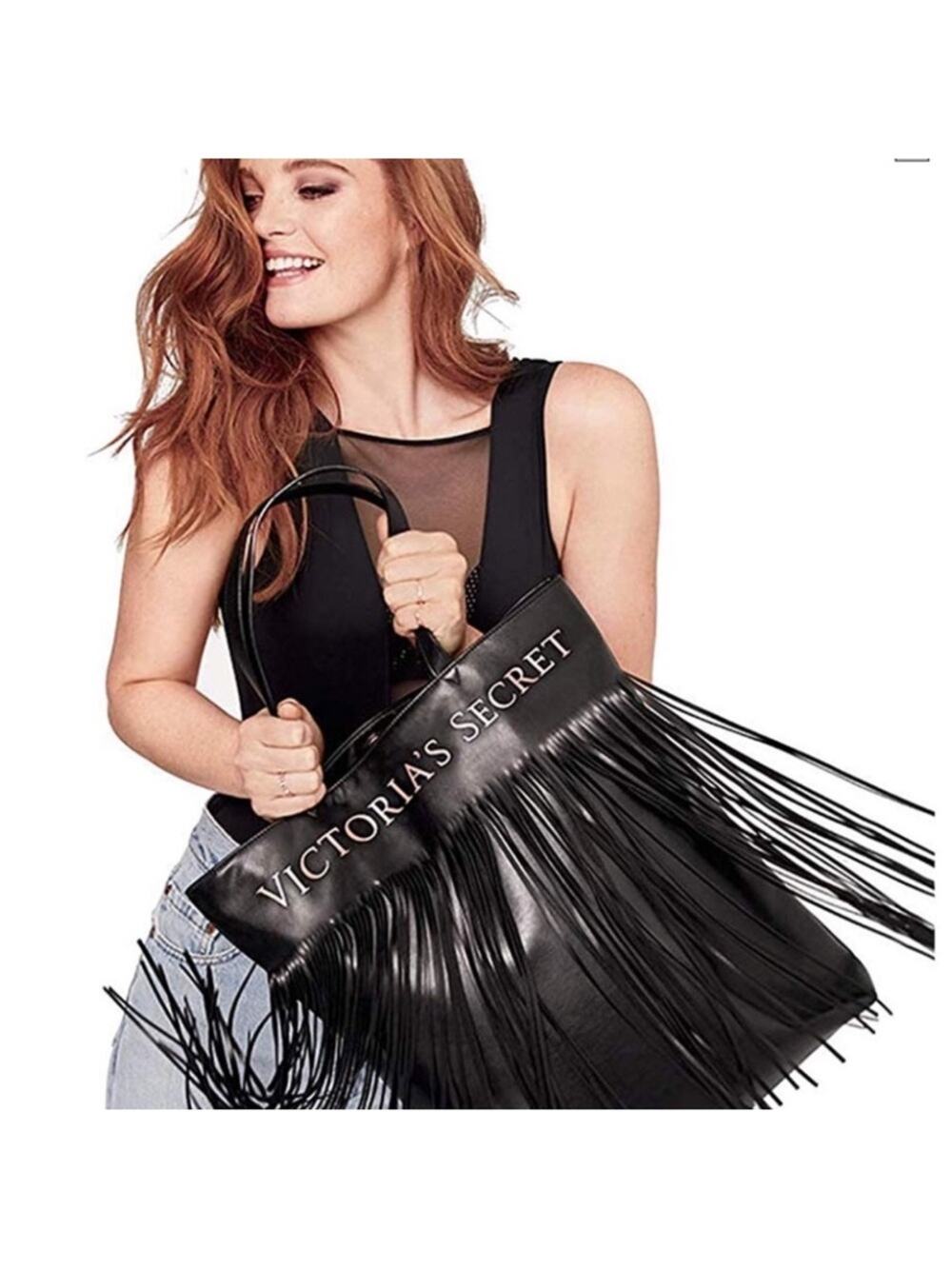 Victoria's Secret Limited Edition Flirty Fringe Tote Bag
